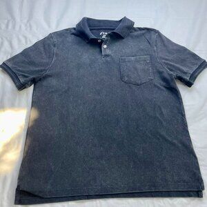 Art class Black distressed Polo shirt Size L (10/12)